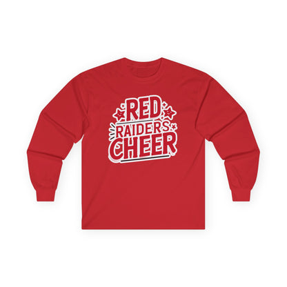 Adult Long Sleeve Tee \ Marion County Red Raiders Cheer \ MCC2