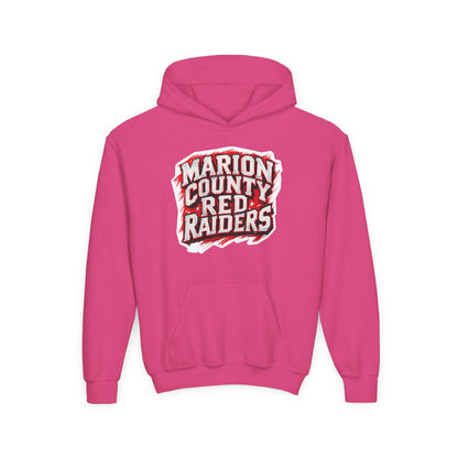 Youth Hoodie Sweatshirt \ Marion County Red Raiders \ MC1