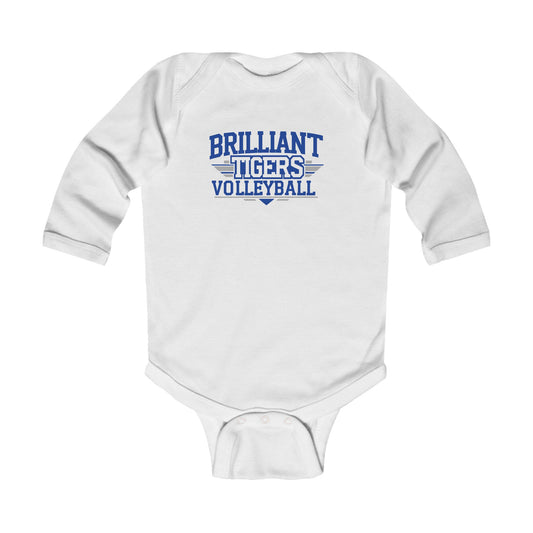 Long Sleeve Baby Bodysuit \ Brilliant Tigers Volleyball \ BTV2