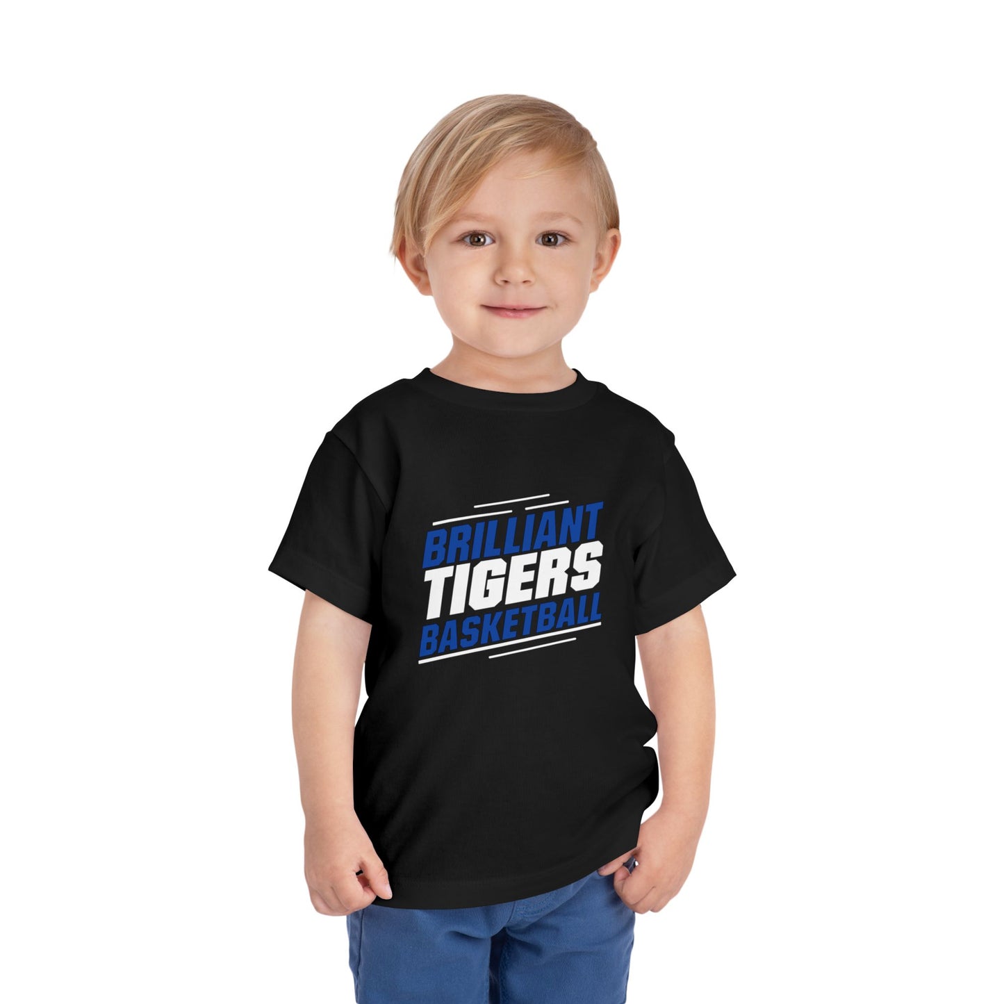 Toddler Tee \ Brilliant Tigers Basketball \ BTBK2
