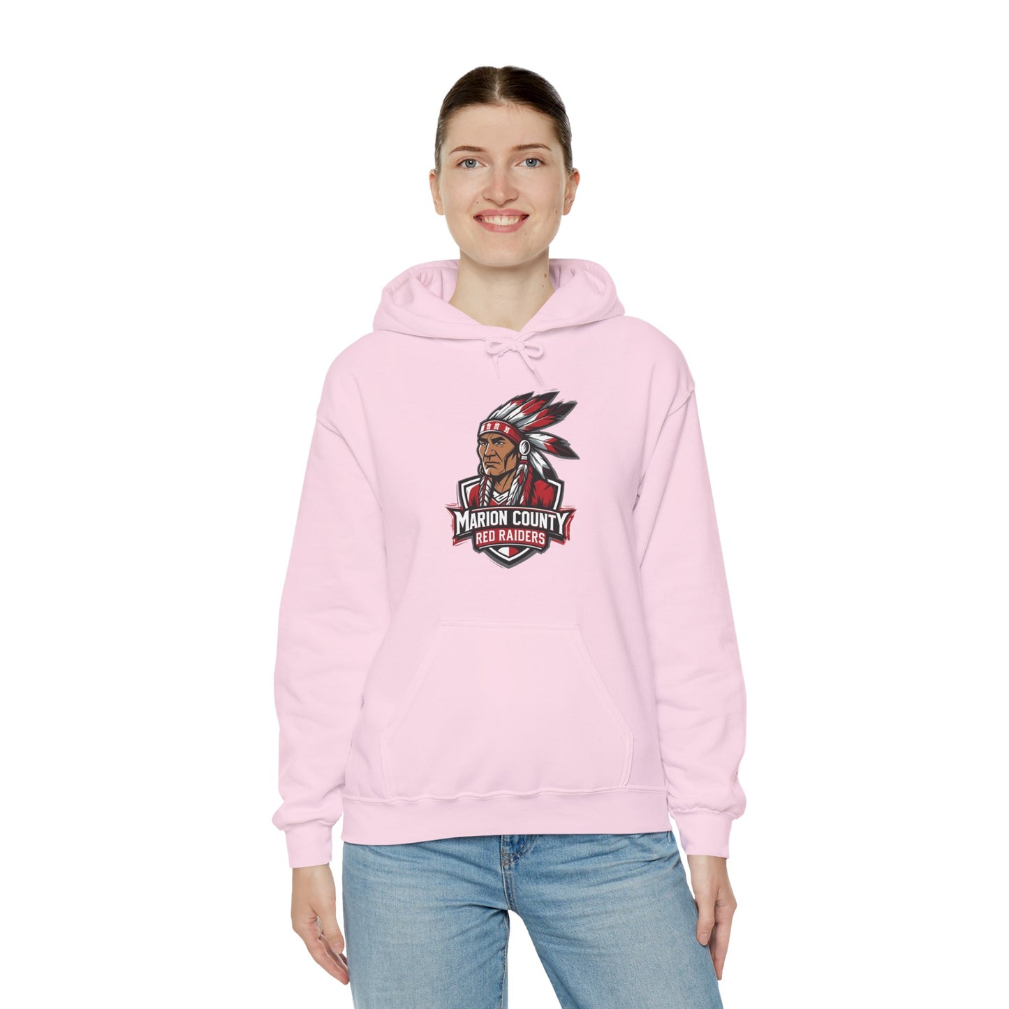 Adult Hooded Sweatshirt \ Marion County Red Raiders \ MC2