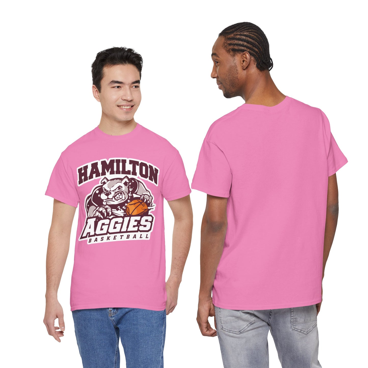 Adult Tee \ Hamilton Aggies Basketball \ HABK1