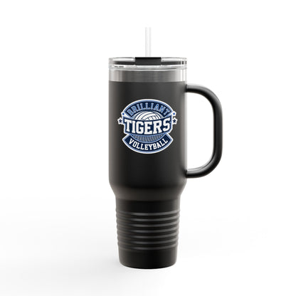 40oz Insulated Tumbler \ Brilliant Tigers Volleyball \ BTV1