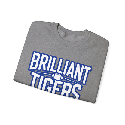 Adult Crewneck Sweatshirt \ Brilliant Tigers Football \ BTF1
