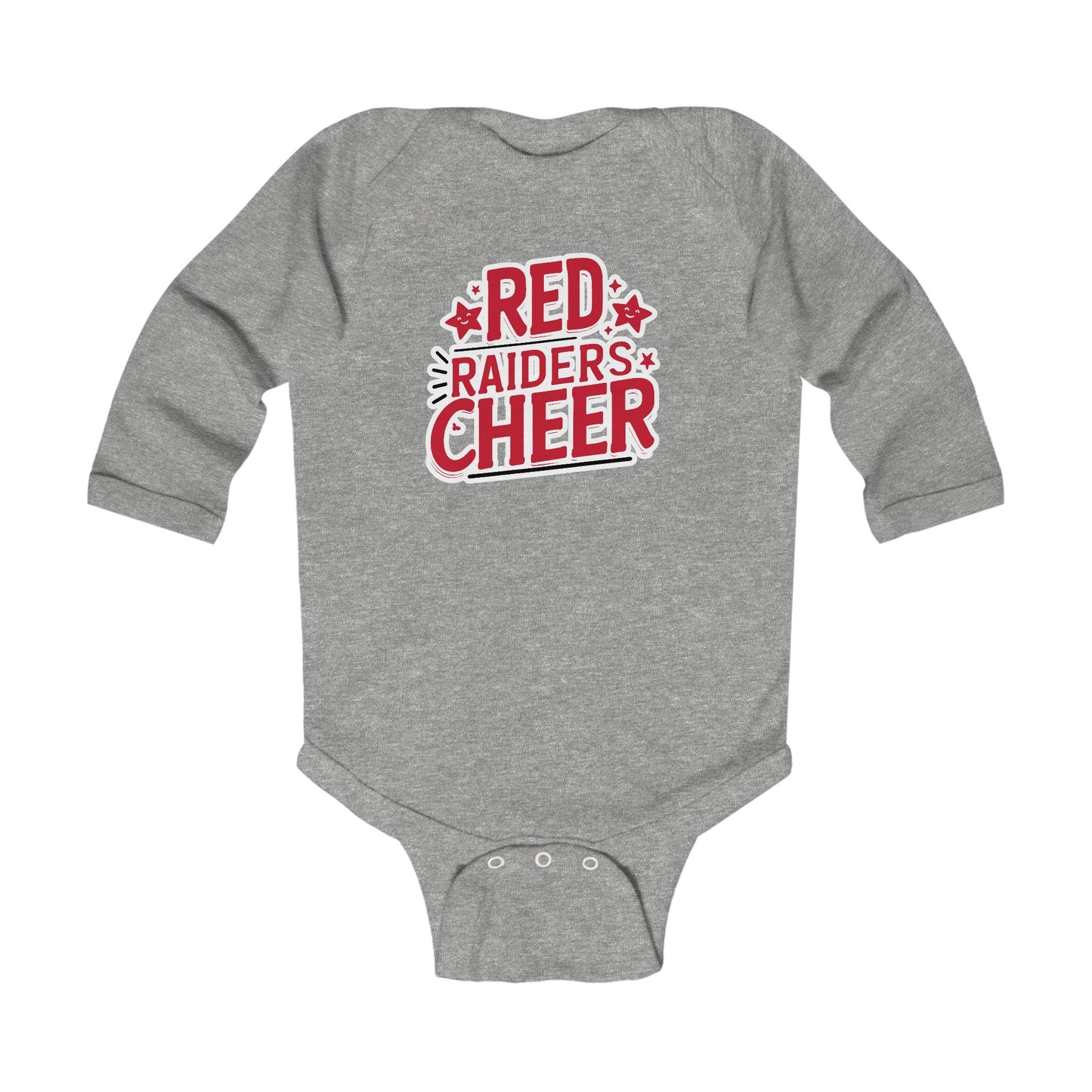 Long Sleeve Baby Bodysuit \ Marion County Red Raiders Cheer \ MCC2