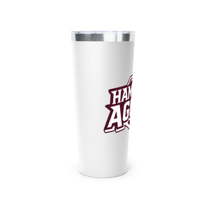 22oz Copper Insulated Tumbler \ Hamilton Aggies \ HA1