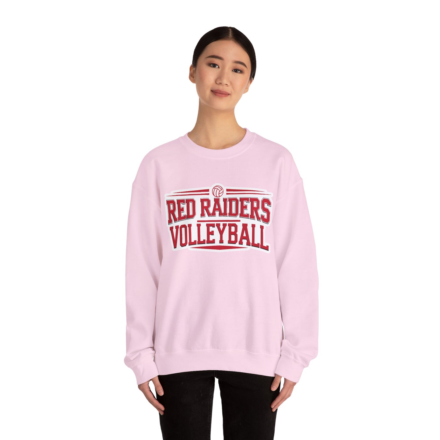 Adult Crewneck Sweatshirt \ Marion County Red Raiders Volleyball \ MCV2