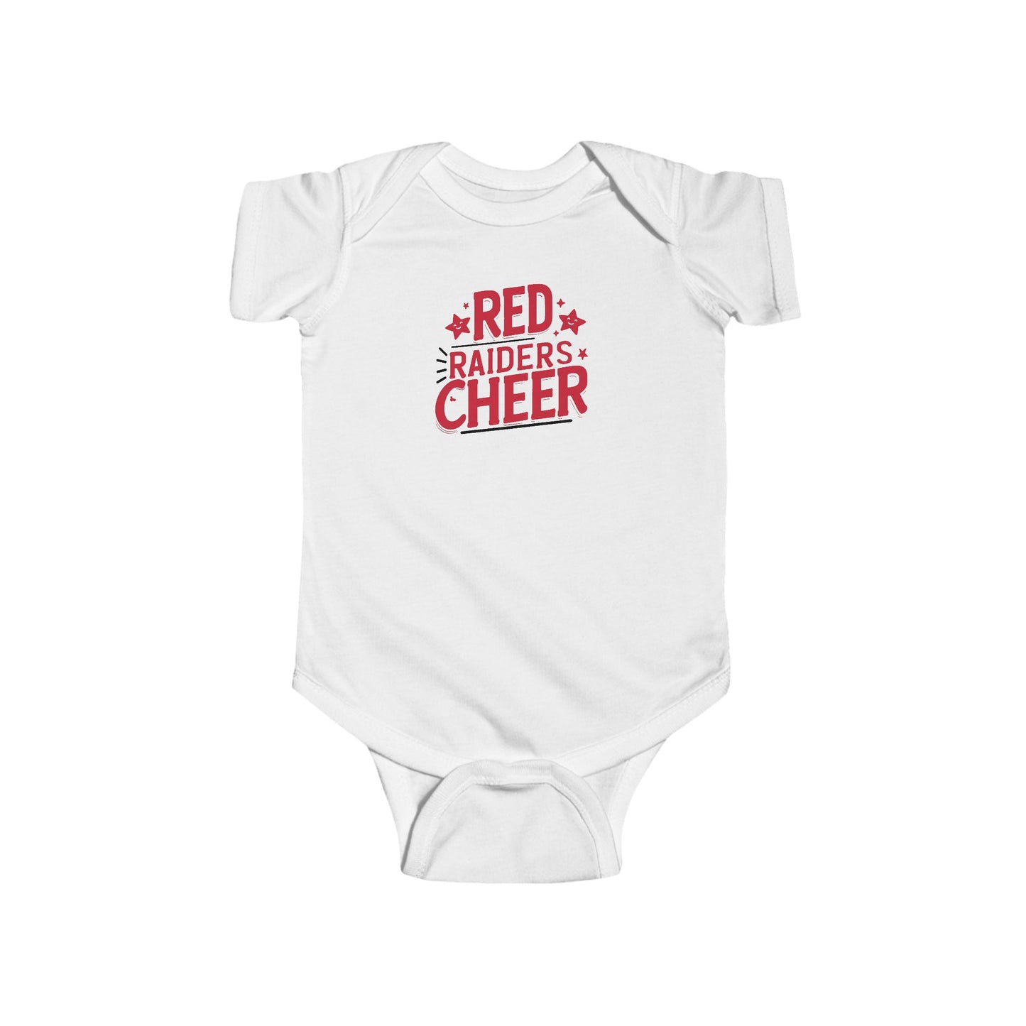 Short Sleeve Baby Bodysuit \ Marion County Red Raiders Cheer \ MCC2