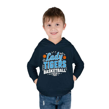 Toddler Hoodie Sweatshirt \ Brilliant Tigers Basketball \ BTBKG1