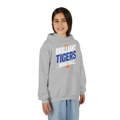 Youth Hoodie Sweatshirt \ Brilliant Tigers Basketball \ BTBK1