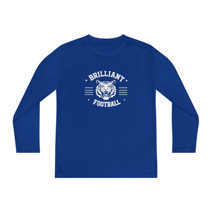 Youth Long Sleeve Tee \ Brilliant Tigers Football \ BTF2