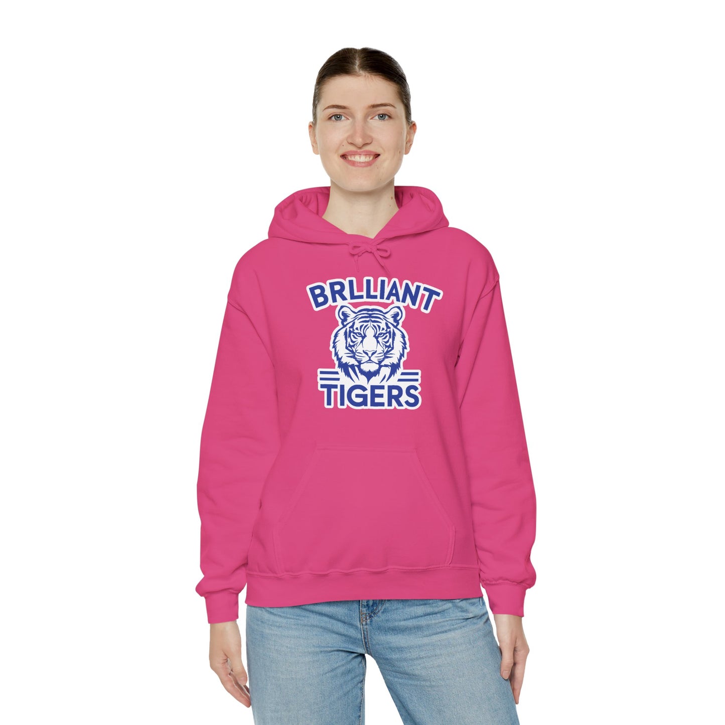 Adult Hoodie Sweatshirt \ Brilliant Tigers \ BT1