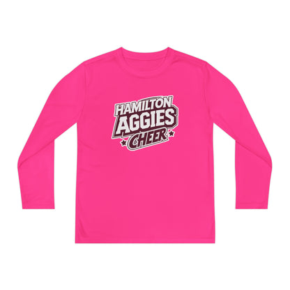 Youth Long Sleeve Tee \ Hamilton Aggies Cheer \ HAC1