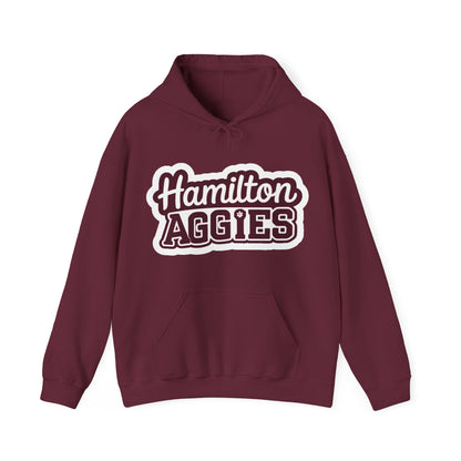 Adult Hoodie Sweatshirt \ Hamilton Aggies \ HAG2