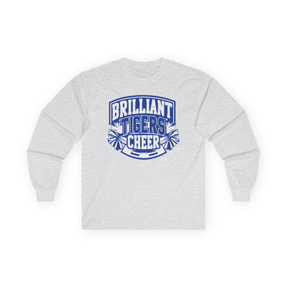 Adult Long Sleeve Tee \ Brilliant Tigers Cheer \ BTC1
