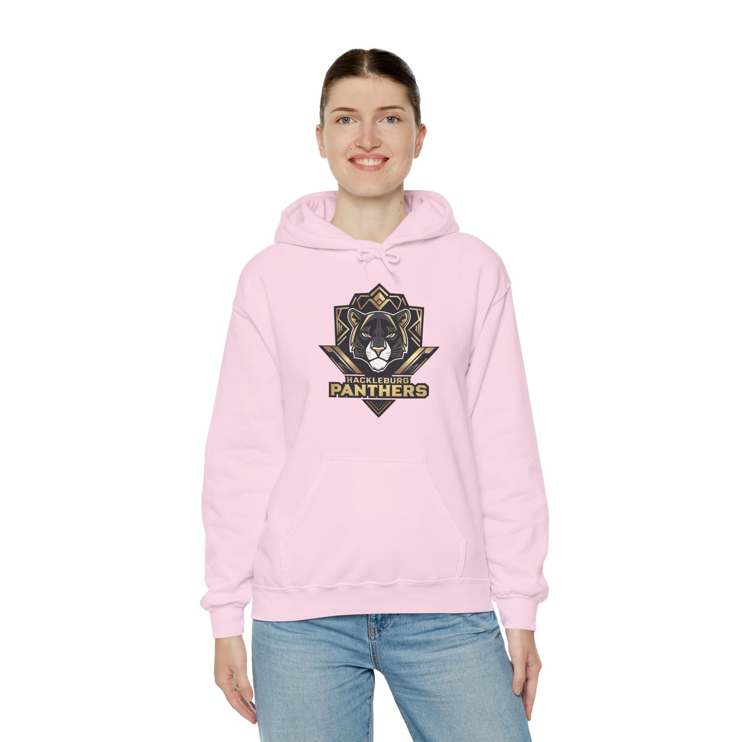 Adult Hoodie Sweatshirt \ Hackleburg Panthers \ HP1