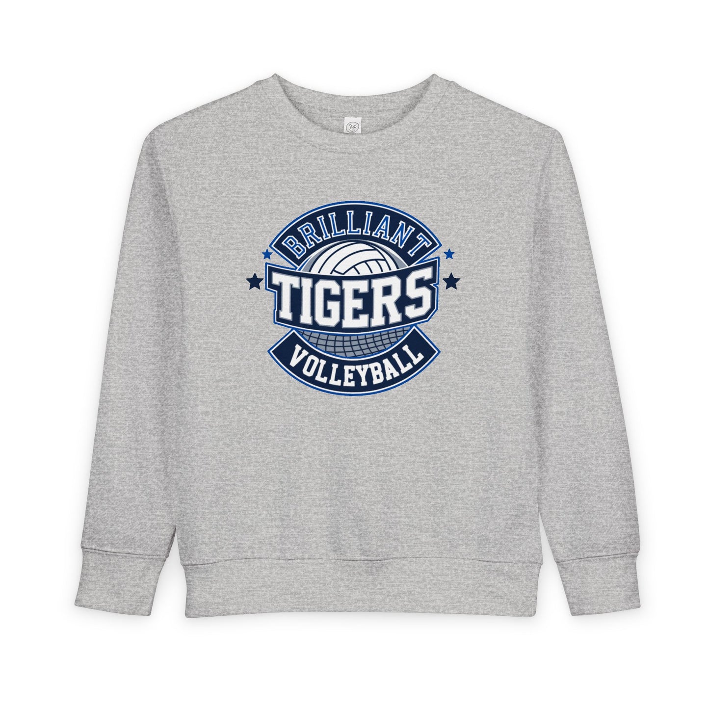 Toddler Hoodie Sweatshirt \ Brilliant Tigers Volleyball \ BTV1