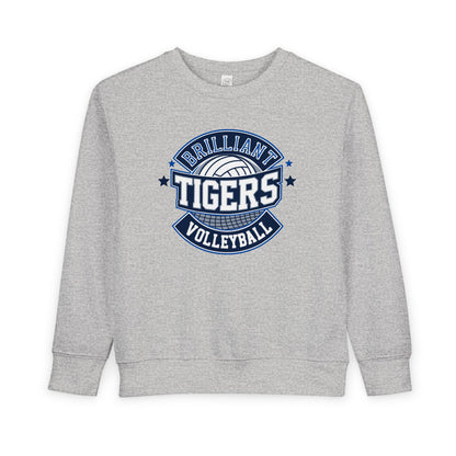 Toddler Hoodie Sweatshirt \ Brilliant Tigers Volleyball \ BTV1