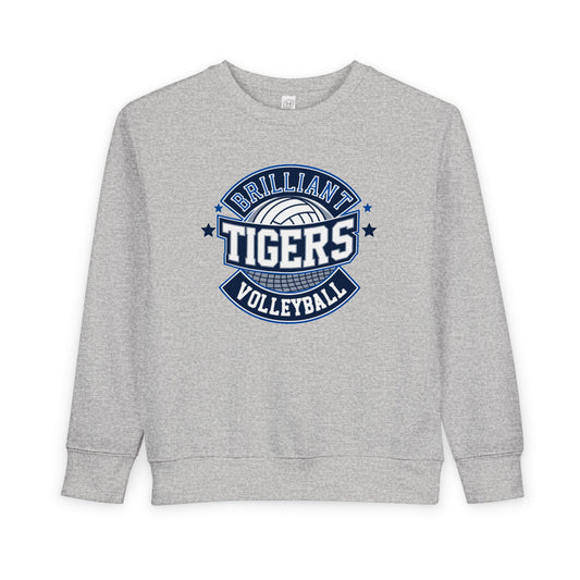 Toddler Hoodie Sweatshirt \ Brilliant Tigers Volleyball \ BTV1