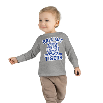 Toddler Long Sleeve Tee \ Brilliant Tigers \ BT1