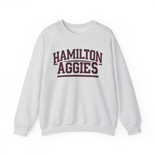 Adult Crewneck Sweatshirt \ Hamilton Aggies \ HA2