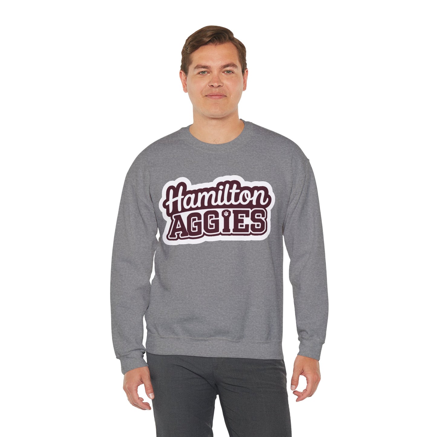 Adult Crewneck Sweatshirt \ Hamilton Aggies \ HAG2