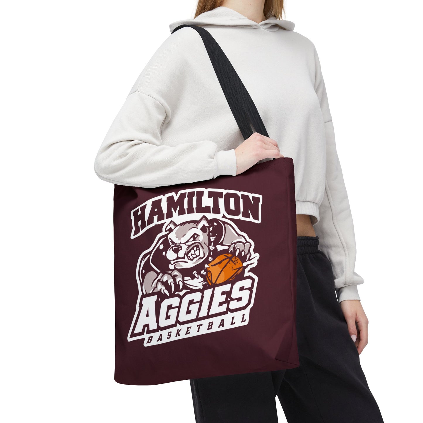 Tote Bag \ Hamilton Aggies Basketball \ HABK1