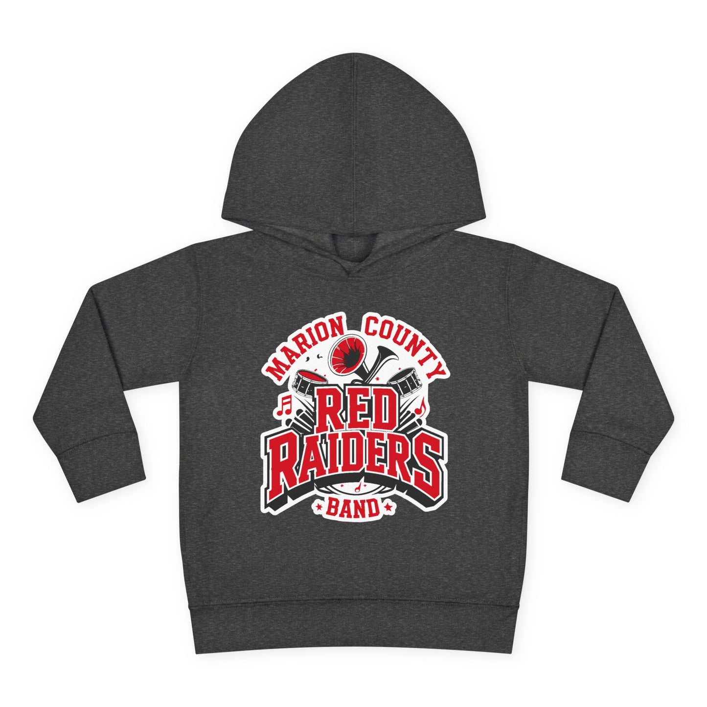 Toddler Hoodie Sweatshirt \ Marion County Red Raiders Band \ MCB2