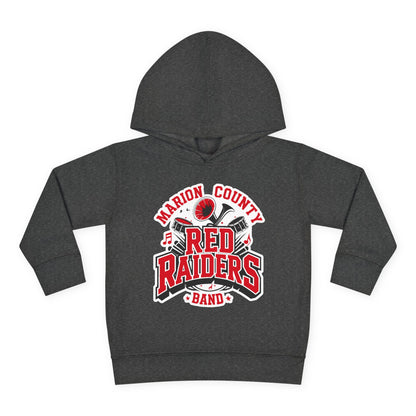 Toddler Hoodie Sweatshirt \ Marion County Red Raiders Band \ MCB2