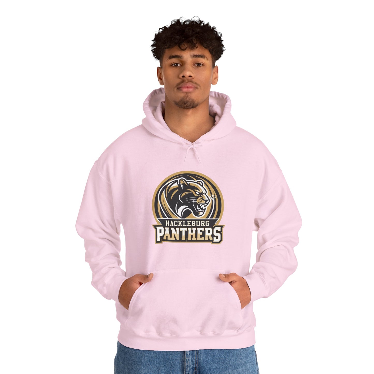 Adult Hoodie Sweatshirt \ Hackleburg Panthers \ HP2