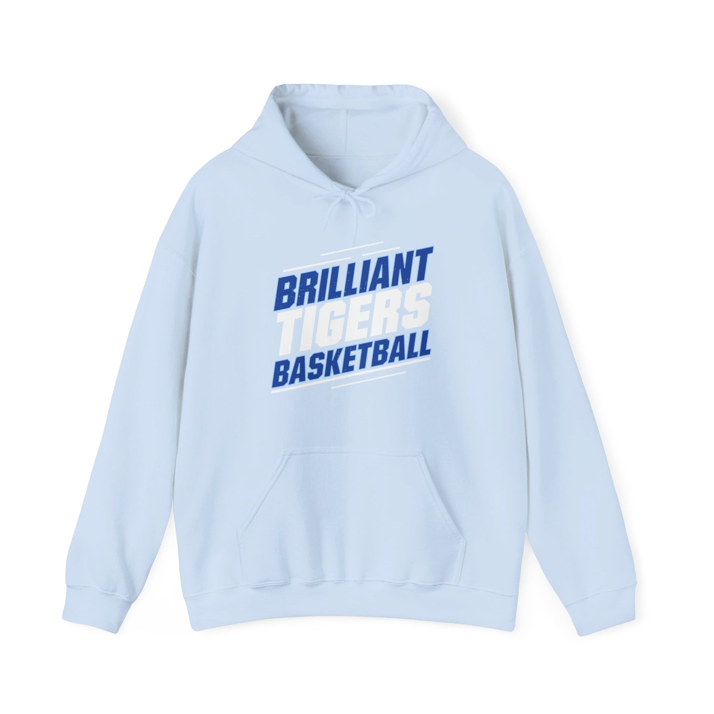 Adult Hoodie Sweatshirt \ Brilliant Tigers Basketball \ BTBK2