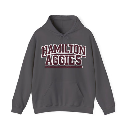 Adult Hoodie Sweatshirt \ Hamilton Aggies \ HA2