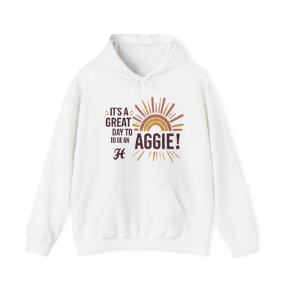 Adult Hoodie Sweatshirt \ It's a Great Day to be an Aggie! \ GDA1