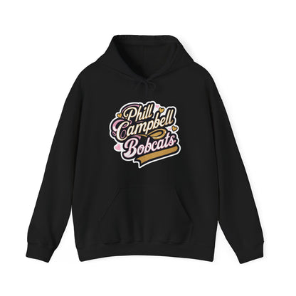 Adult Hoodie Sweatshirt \ Phill Campbell Bobcats \ PCBG1