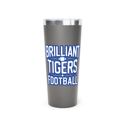 22oz Copper Insulated Tumbler \ Brilliant Tigers Football \ BTF1