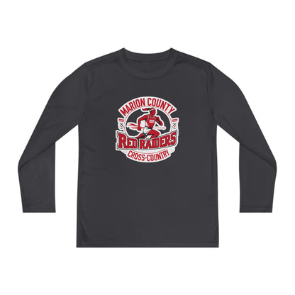 Youth Long Sleeve Tee \ Marion County Red Raiders Cross-Country \ MCCC2