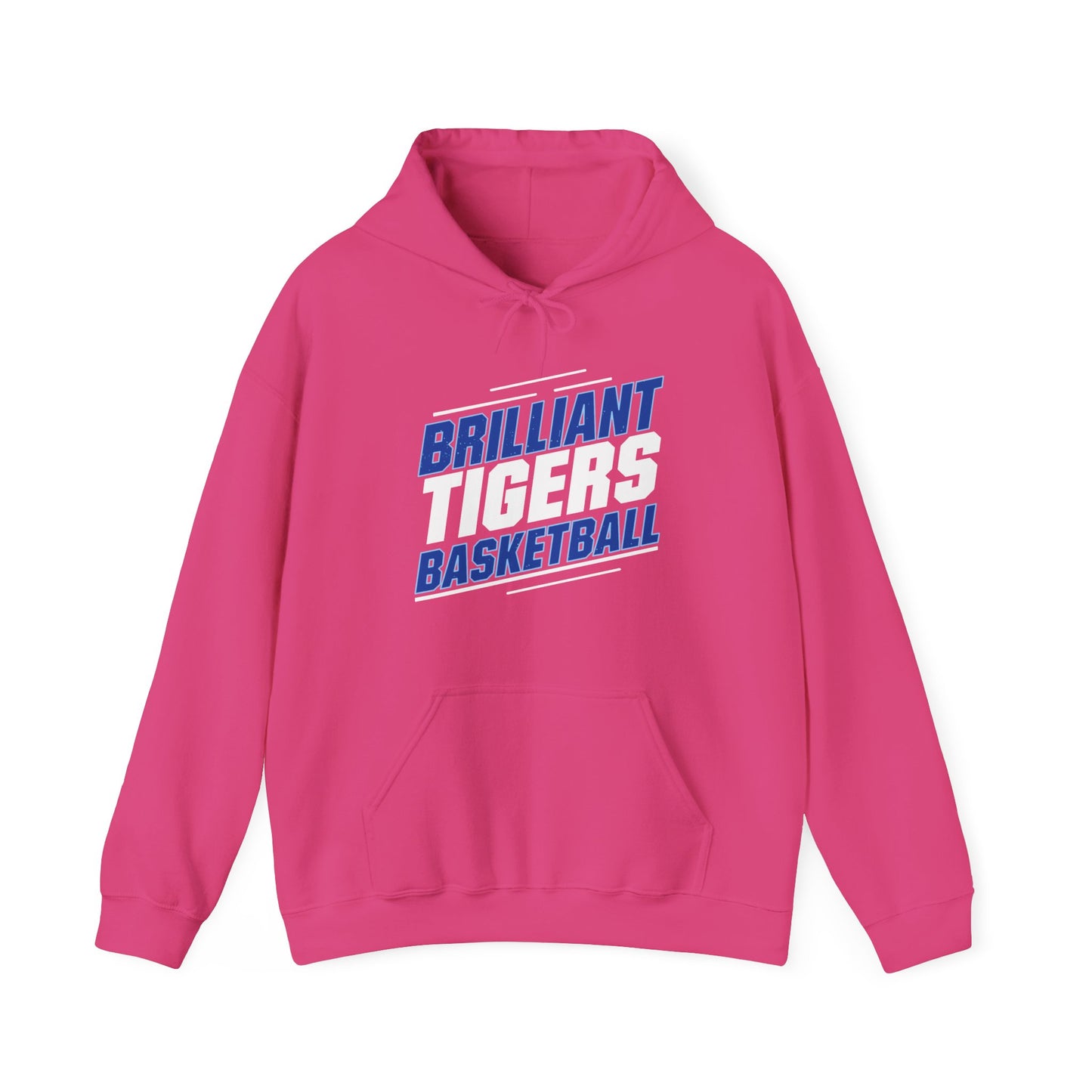 Adult Hoodie Sweatshirt \ Brilliant Tigers Basketball \ BTBK2