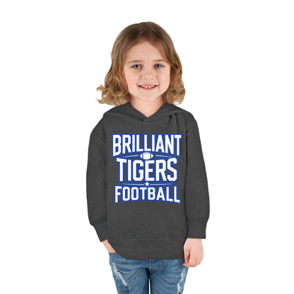 Toddler Hoodie Sweatshirt \ Brilliant Tigers Football \ BTF1