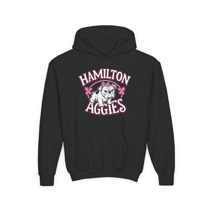 Youth Hooded Sweatshirt \ Hamilton Aggies \ HAG4