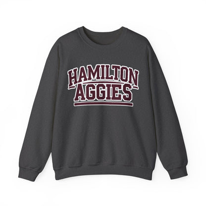 Adult Crewneck Sweatshirt \ Hamilton Aggies \ HA2