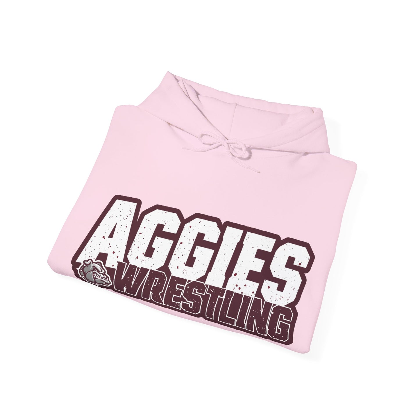 Adult Hoodie Sweatshirt \ Hamilton Aggies Wrestling \ HAW3
