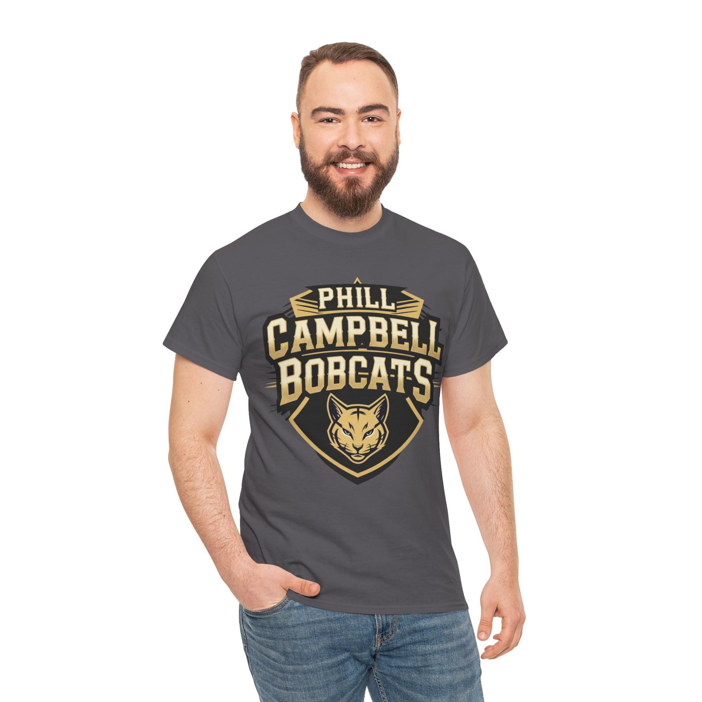 Adult Tee \ Phill Campbell Bobcats \ PCB1