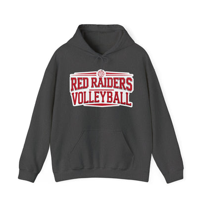 Adult Hoodie Sweatshirt \ Marion County Red Raiders Volleyball \ MCV2