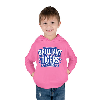 Toddler Hoodie Sweatshirt \ Brilliant Tigers Cheer \ BTC2
