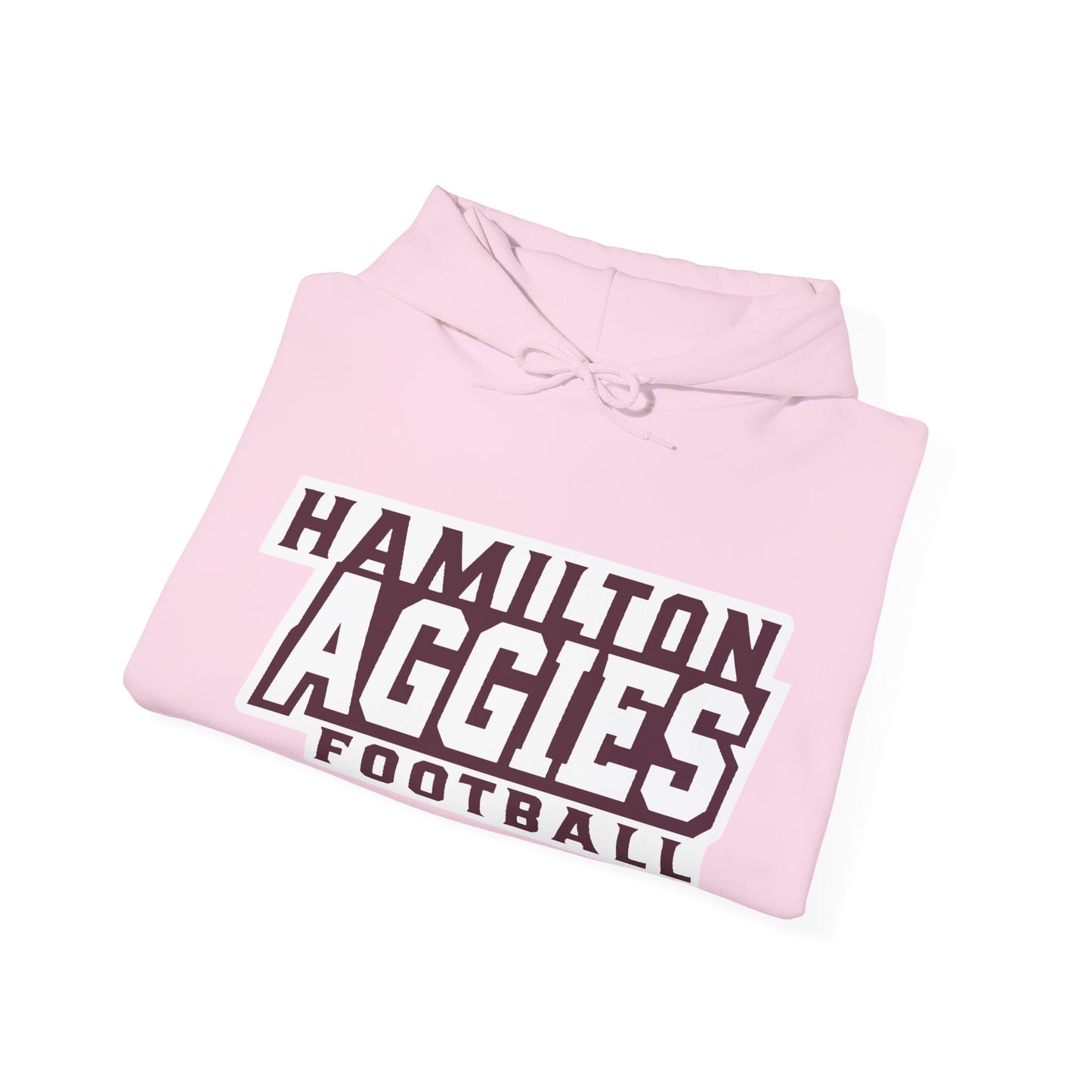 Adult Hoodie Sweatshirt \ Hamilton Aggies Football \ HAF1