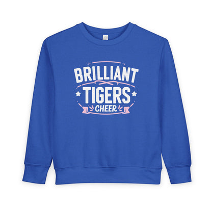 Toddler Crewneck Sweatshirt \ Brilliant Tigers Cheer \ BTC2