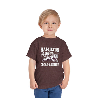 Toddler Tee \ Hamilton Aggies Cross-Country \ HCC2
