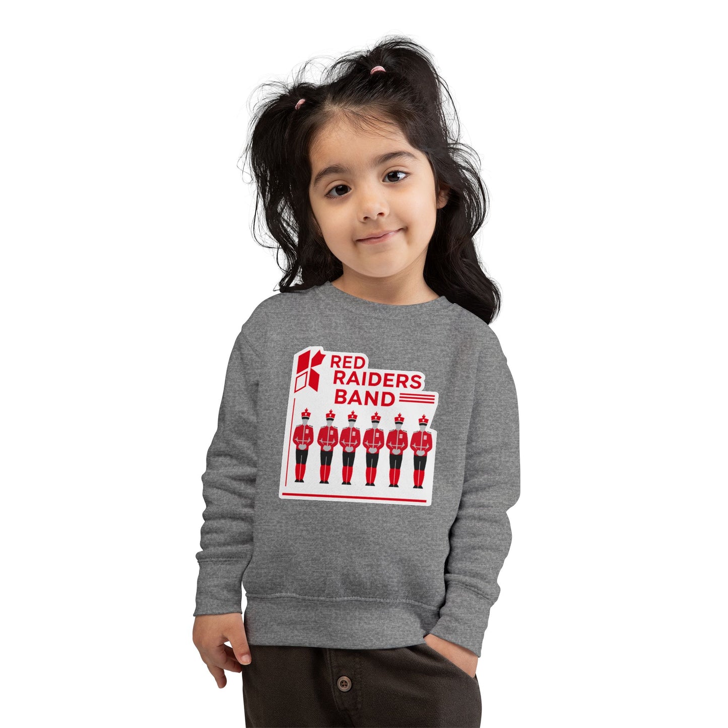 Toddler Crewneck Sweatshirt \ Marion County Red Raiders Band \ MCB1