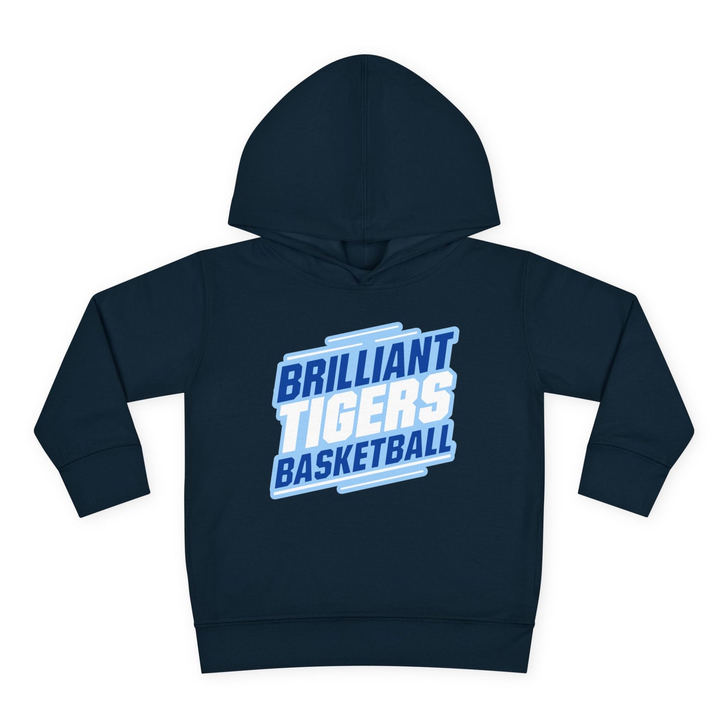 Toddler Hoodie Sweatshirt \ Brilliant Tigers Basketball \ BTBK2