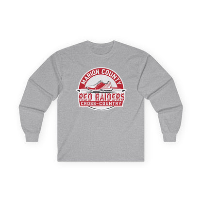 Adult Long Sleeve Tee \ Marion County Red Raiders Cross-Country \ MCCC1